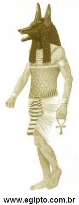 Deus Anúbis do Egito Antigo