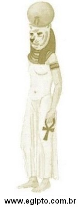 Deusa Tefnut do Egito Antigo